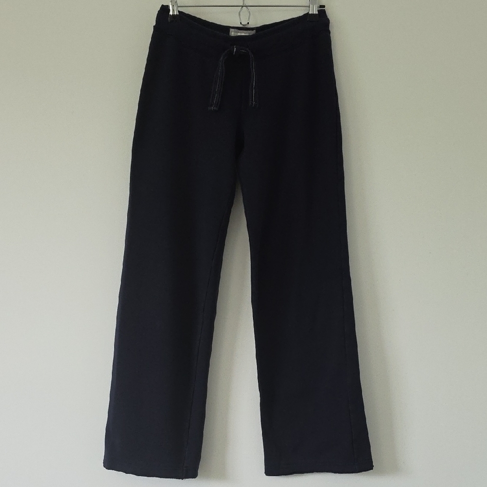 Women's Sweet Gisele Navy Relaxed Wide Leg Pants Drawstring Sweatpants Size M